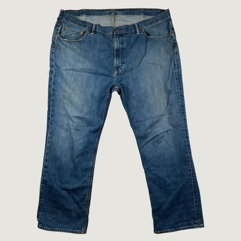 Polo Ralph Lauren Jeans Mens Classic Fit 867 Straight Leg 46x32 Blue Denim Work